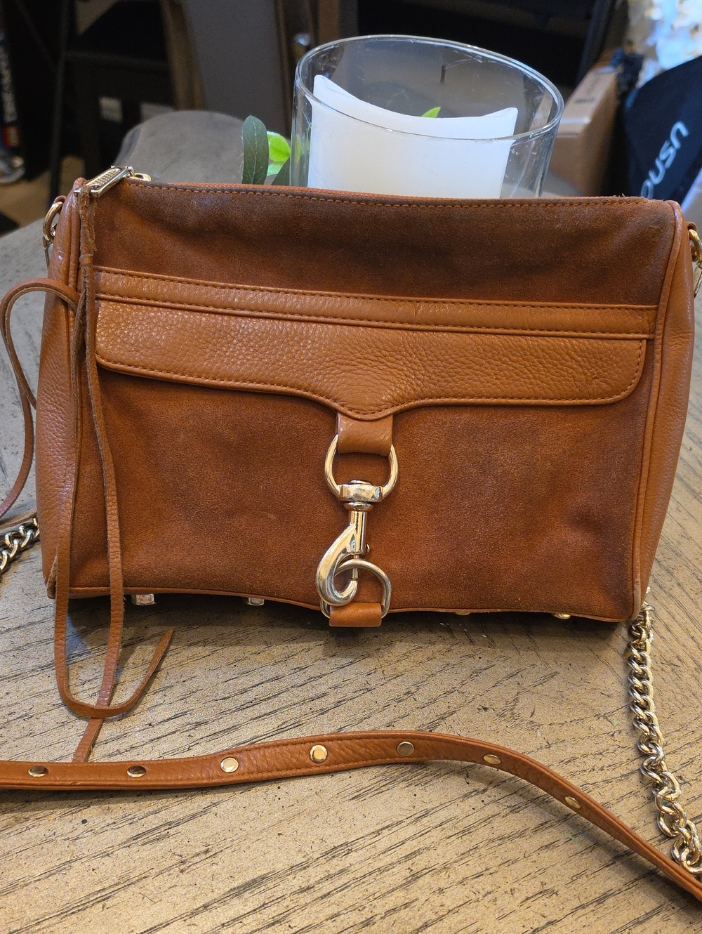 Brown Leather Crossbody Bag Rebecca Minkoff
